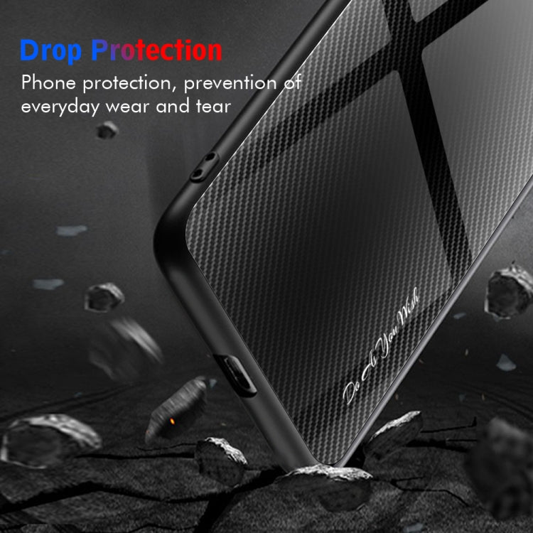 For Honor X8 Texture Gradient Glass TPU Phone Case