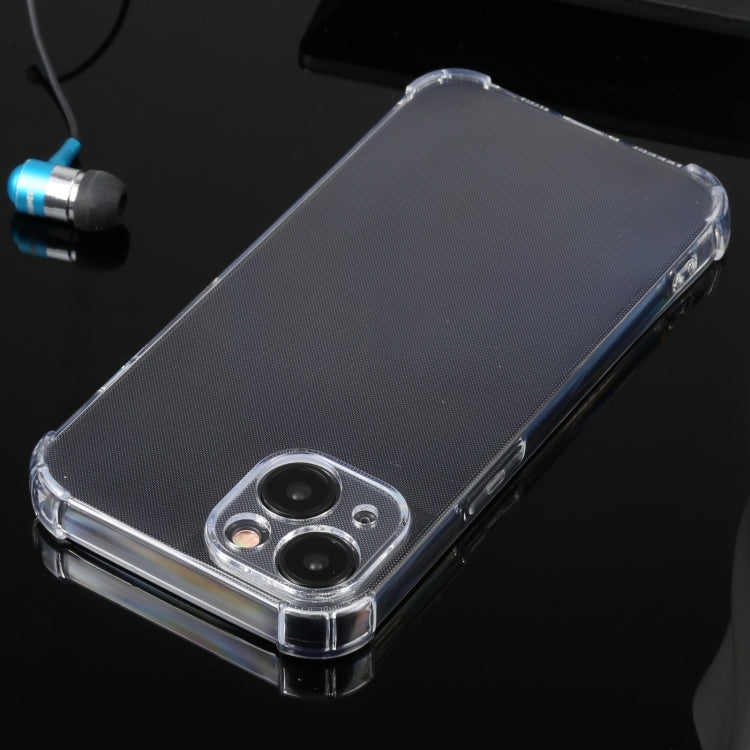 For iPhone 14 Airbag Shockproof TPU Phone Case(Transparent)