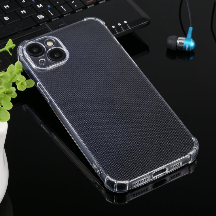 For iPhone 14 Plus Airbag Shockproof TPU Phone Case(Transparent)