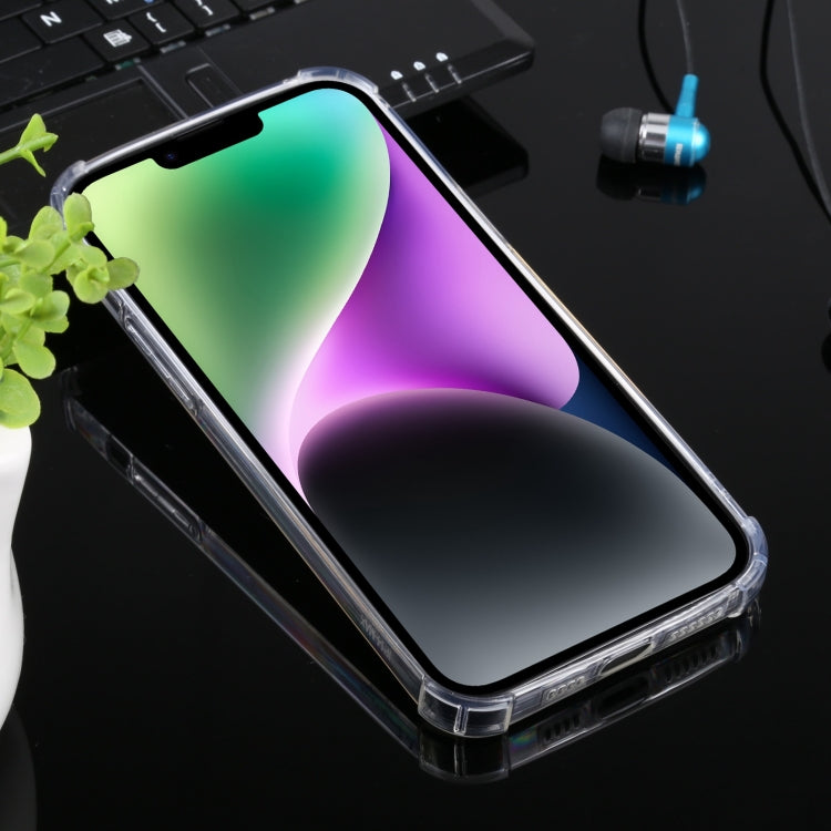 For iPhone 14 Plus Airbag Shockproof TPU Phone Case(Transparent)