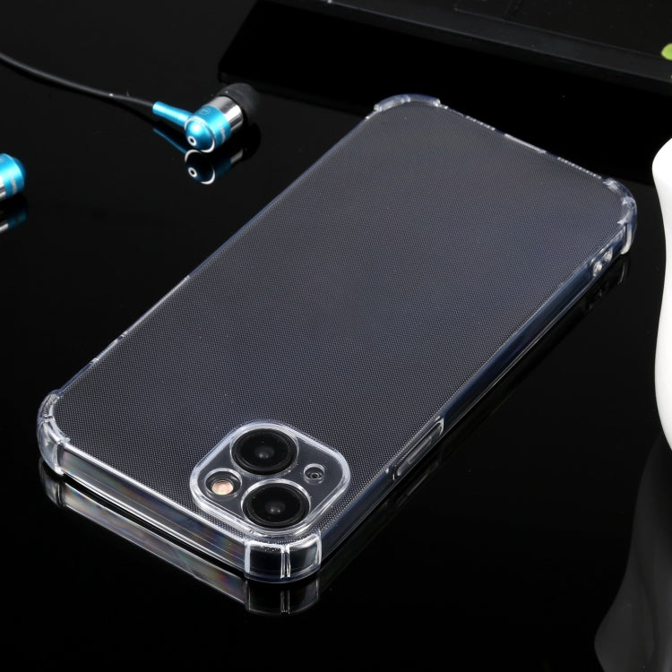 For iPhone 14 Plus Airbag Shockproof TPU Phone Case(Transparent)