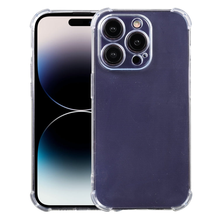 For iPhone 14 Pro Airbag Shockproof TPU Phone Case(Transparent)