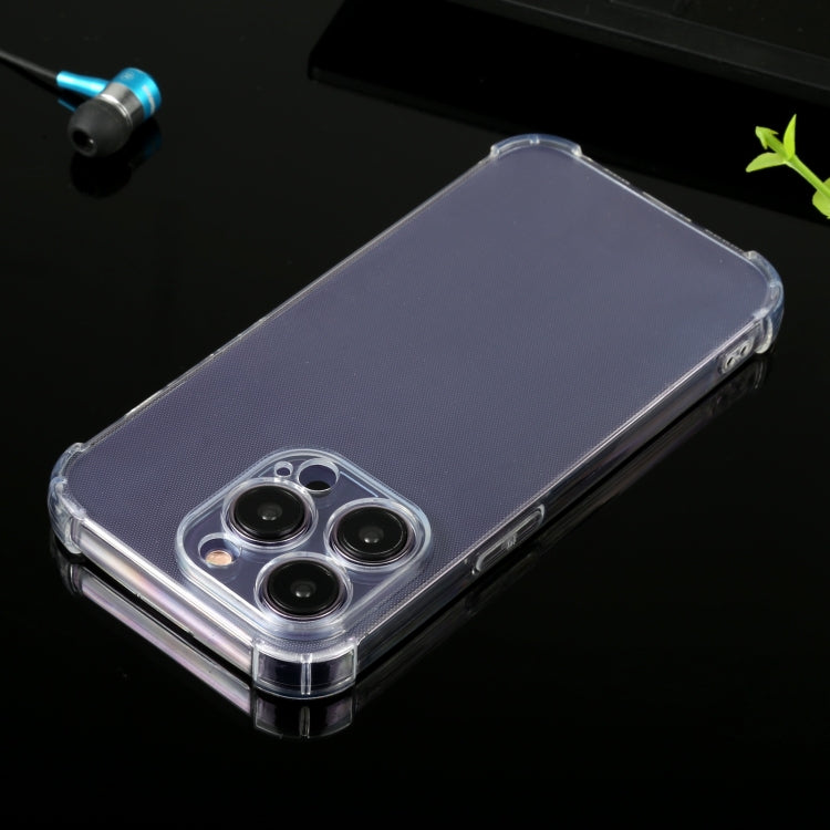 For iPhone 14 Pro Airbag Shockproof TPU Phone Case(Transparent)
