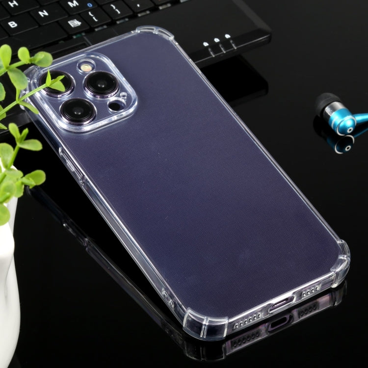 For iPhone 14 Pro Max Airbag Shockproof TPU Phone Case(Transparent)
