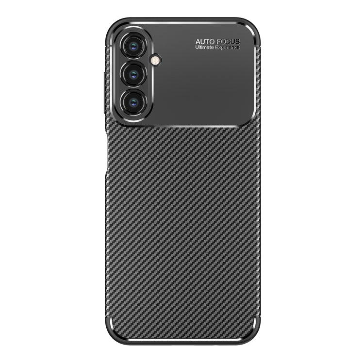 For Samsung Galaxy A14 5G Carbon Fiber Texture Shockproof TPU Phone Case(Black)