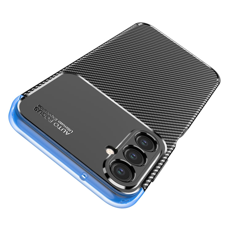 For Samsung Galaxy A14 5G Carbon Fiber Texture Shockproof TPU Phone Case(Black)