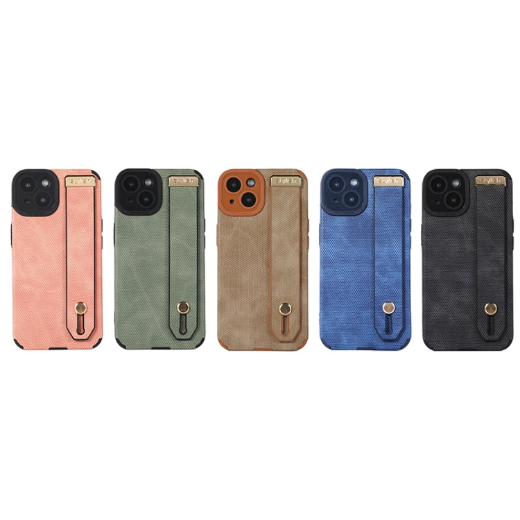 For iPhone 12 Pro Wrist Strap TPU Leather Phone Case
