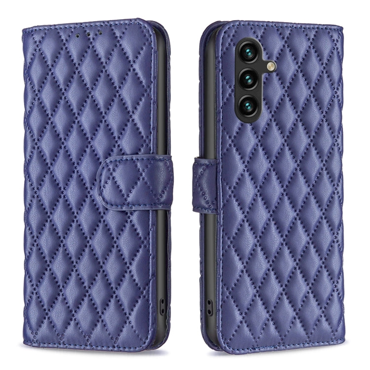 For Samsung Galaxy A14 5G Diamond Lattice Wallet Leather Flip Phone Case