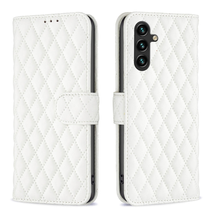 For Samsung Galaxy A14 5G Diamond Lattice Wallet Leather Flip Phone Case