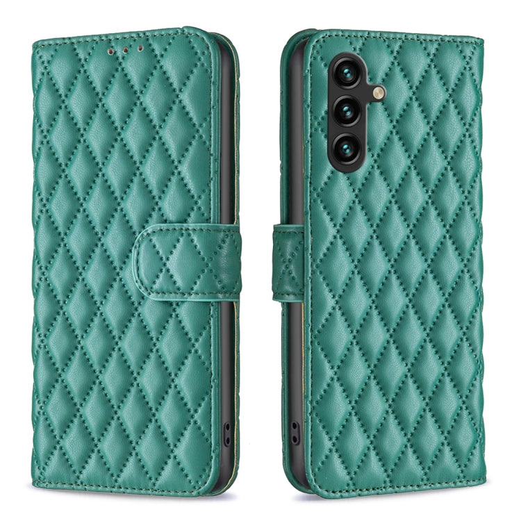 For Samsung Galaxy A14 5G Diamond Lattice Wallet Leather Flip Phone Case