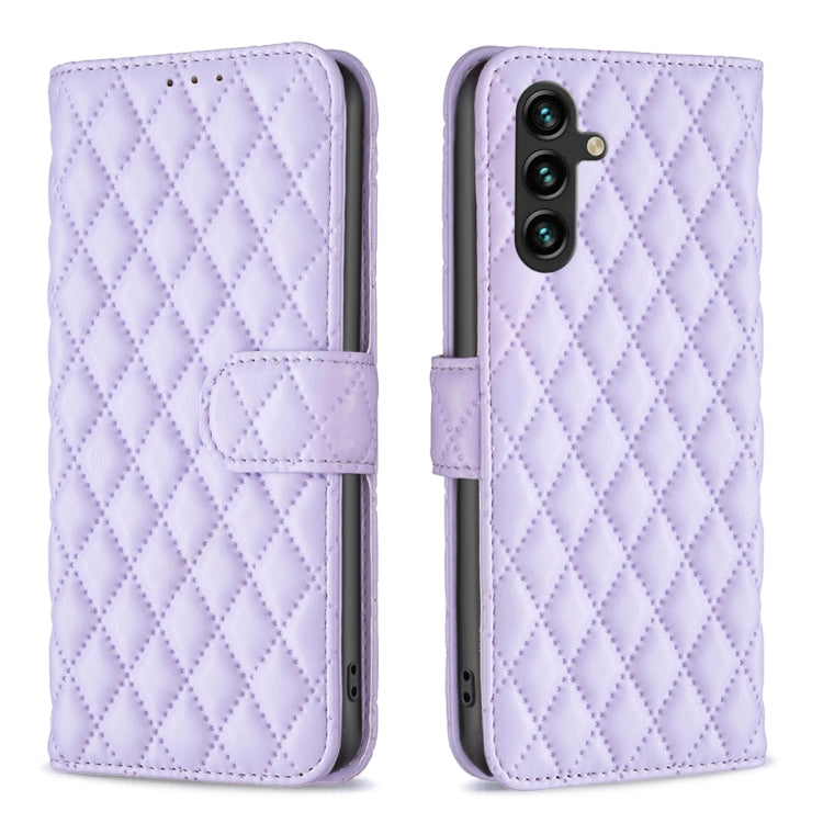 For Samsung Galaxy A14 5G Diamond Lattice Wallet Leather Flip Phone Case