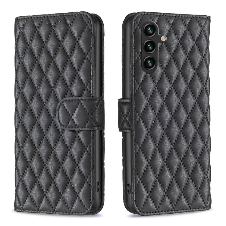 For Samsung Galaxy A14 5G Diamond Lattice Wallet Leather Flip Phone Case
