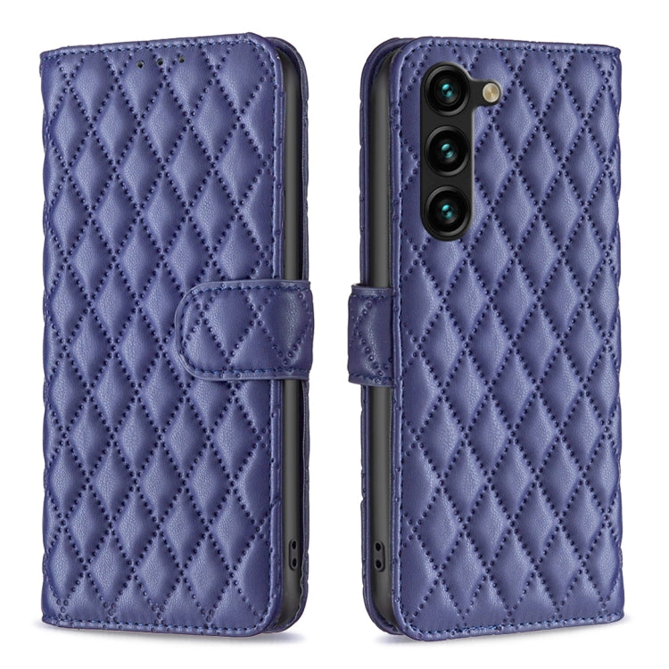 For Samsung Galaxy S23+ 5G Diamond Lattice Wallet Leather Flip Phone Case