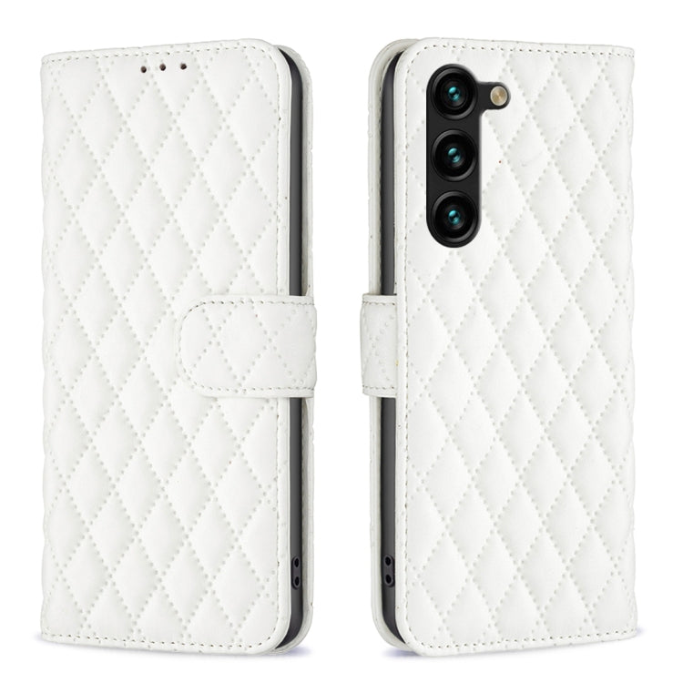 For Samsung Galaxy S23+ 5G Diamond Lattice Wallet Leather Flip Phone Case