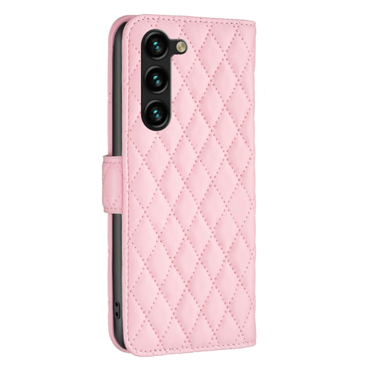 For Samsung Galaxy S23+ 5G Diamond Lattice Wallet Leather Flip Phone Case