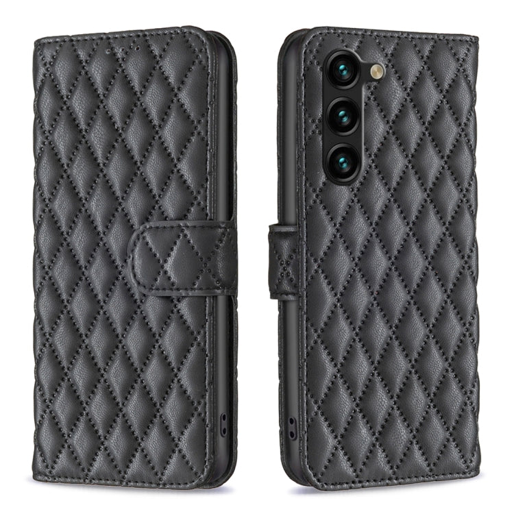 For Samsung Galaxy S23+ 5G Diamond Lattice Wallet Leather Flip Phone Case