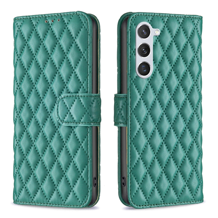 For Samsung Galaxy S23 5G Diamond Lattice Wallet Leather Flip Phone Case