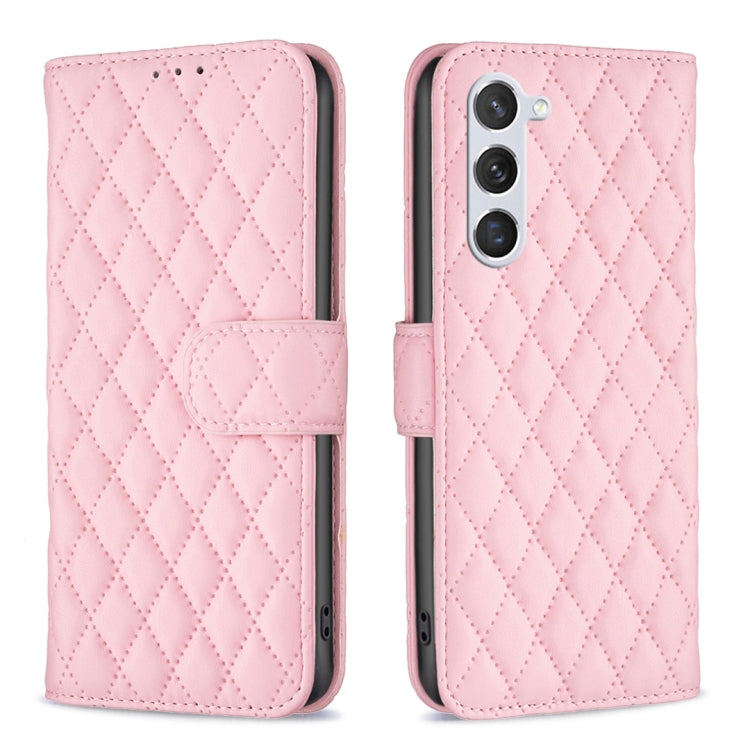 For Samsung Galaxy S23 5G Diamond Lattice Wallet Leather Flip Phone Case