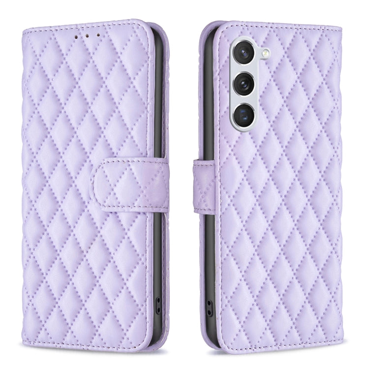 For Samsung Galaxy S23 5G Diamond Lattice Wallet Leather Flip Phone Case
