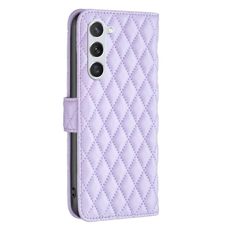For Samsung Galaxy S23 5G Diamond Lattice Wallet Leather Flip Phone Case