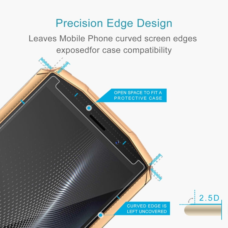 For CUBOT Pocket 10pcs 0.26mm 9H 2.5D Tempered Glass Film