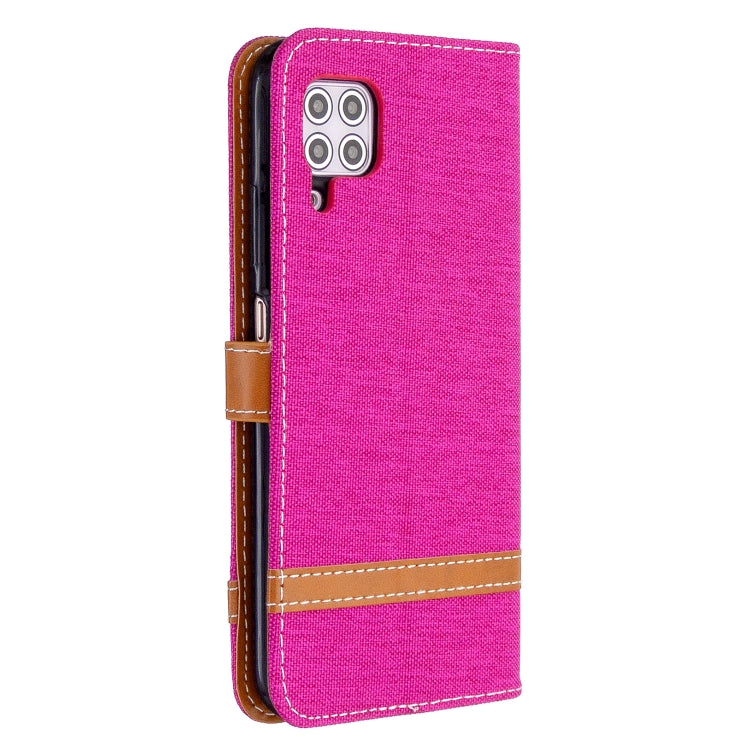 For Huawei P40 Lite Color Matching Denim Texture Horizontal Flip Leather Case with Holder & Card Slots & Wallet & Lanyard