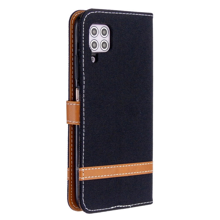 For Huawei P40 Lite Color Matching Denim Texture Horizontal Flip Leather Case with Holder & Card Slots & Wallet & Lanyard