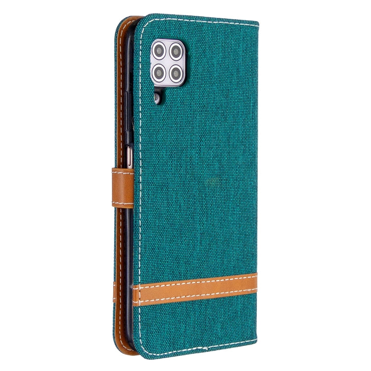 For Huawei P40 Lite Color Matching Denim Texture Horizontal Flip Leather Case with Holder & Card Slots & Wallet & Lanyard