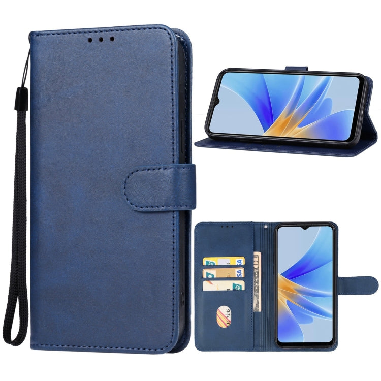 For OPPO A17k Leather Phone Case