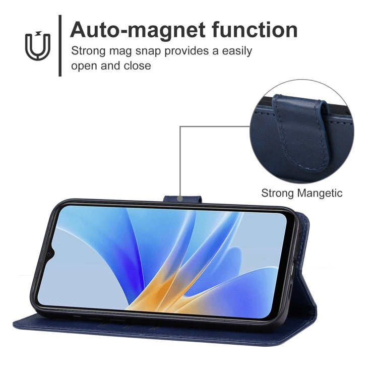 For OPPO A17k Leather Phone Case