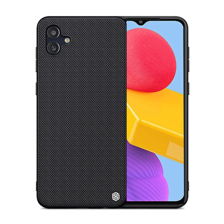 For Samsung Galaxy M13 5G NILLKIN 3D Texture Nylon Fiber PC+TPU Phone Case(Black)