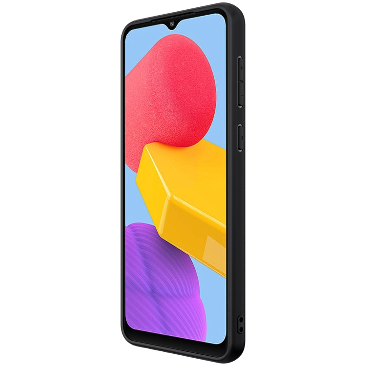 For Samsung Galaxy M13 5G NILLKIN 3D Texture Nylon Fiber PC+TPU Phone Case(Black)