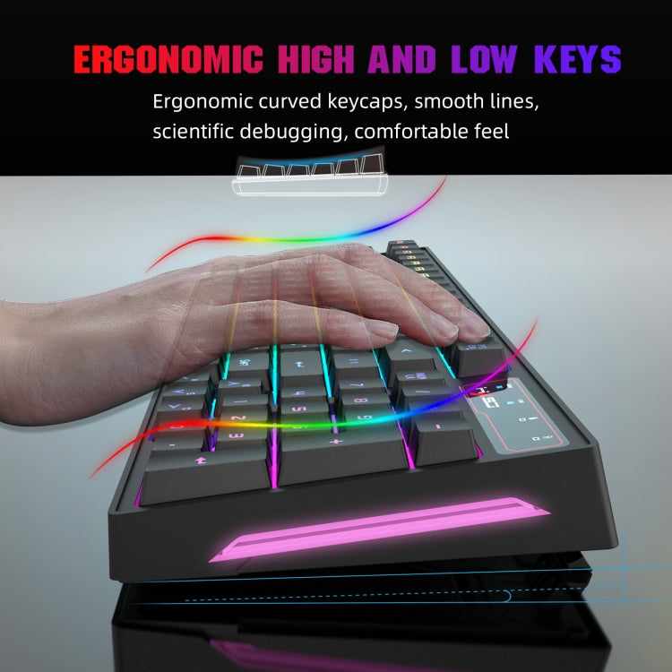 HXSJ L99 Wireless RGB Backlight Rechargeable 2.4G Mouse and Keyboard Set
