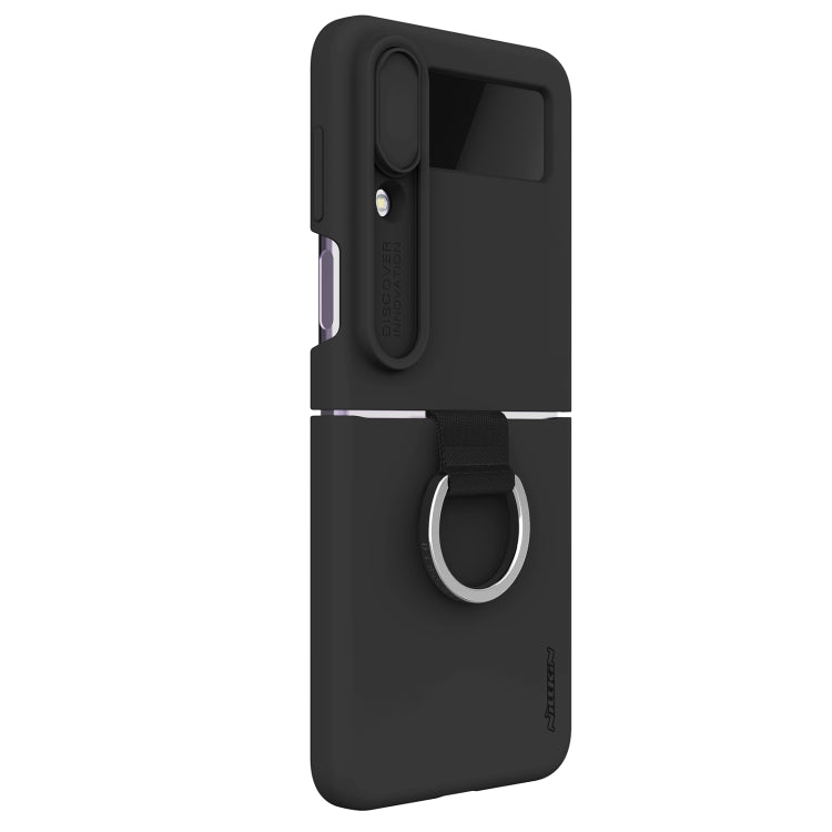 For Samsung Galaxy Z Flip4 5G NILLKIN CamShield Liquid Silicone + PC Full Coverage Case