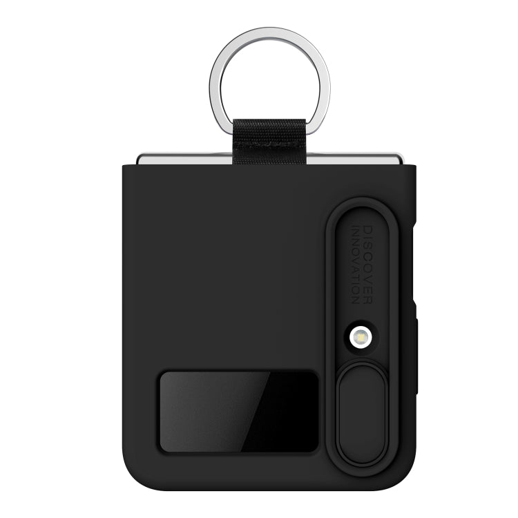 For Samsung Galaxy Z Flip4 5G NILLKIN CamShield Liquid Silicone + PC Full Coverage Case