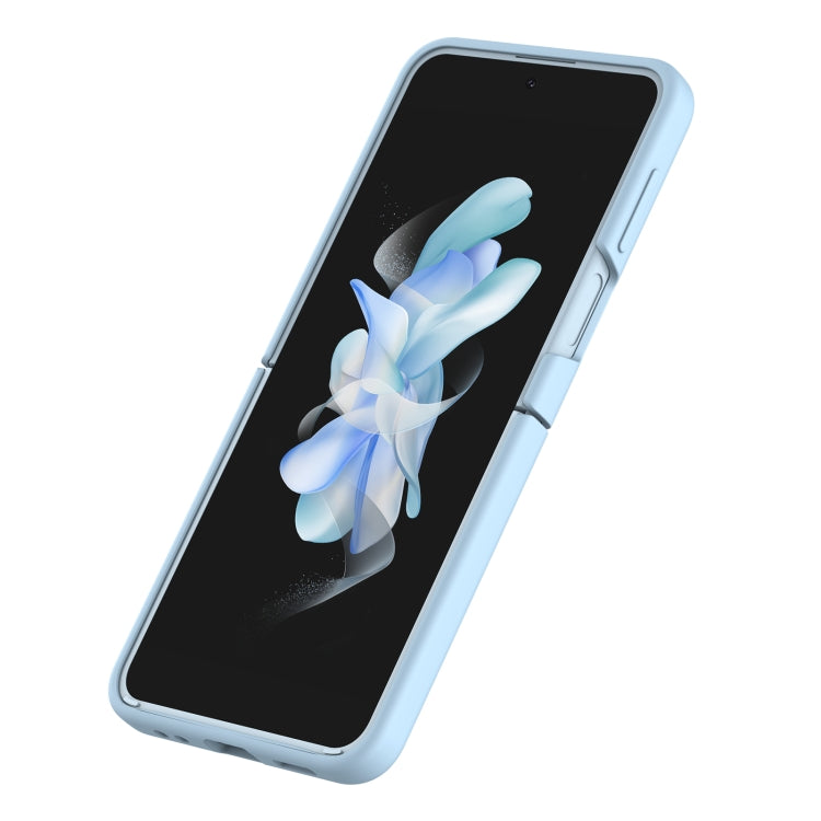 For Samsung Galaxy Z Flip4 5G NILLKIN CamShield Liquid Silicone + PC Full Coverage Case