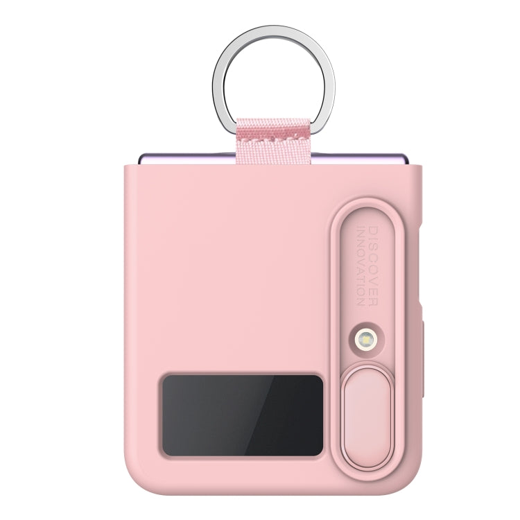 For Samsung Galaxy Z Flip4 5G NILLKIN CamShield Liquid Silicone + PC Full Coverage Case