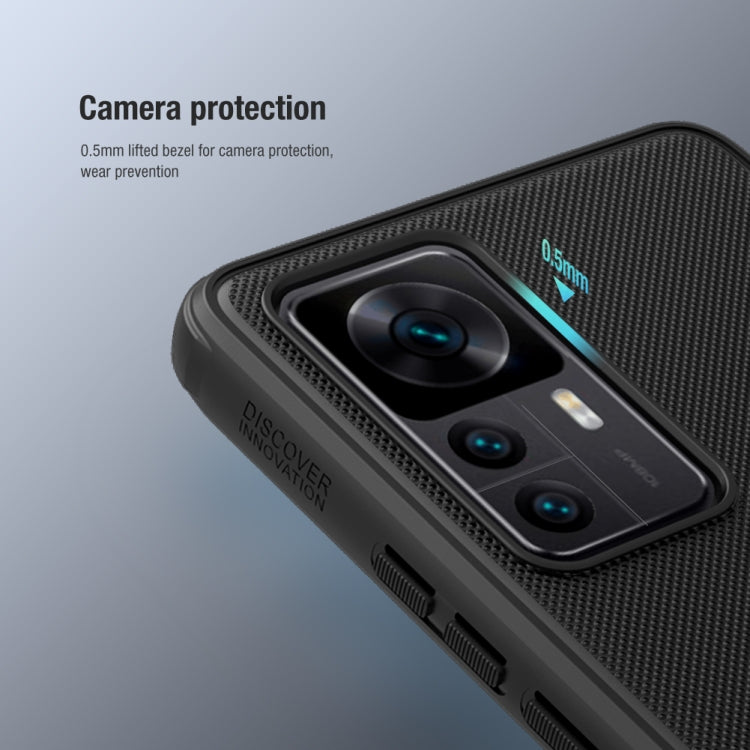 For Xiaomi 12T/Redmi K50 Ultra NILLKIN Frosted Shield Pro PC + TPU Phone Case