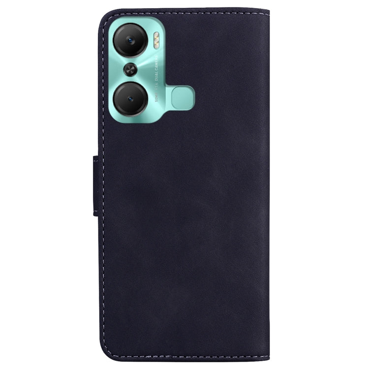 For Infinix Hot 12 Pro Skin Feel Pure Color Flip Leather Phone Case