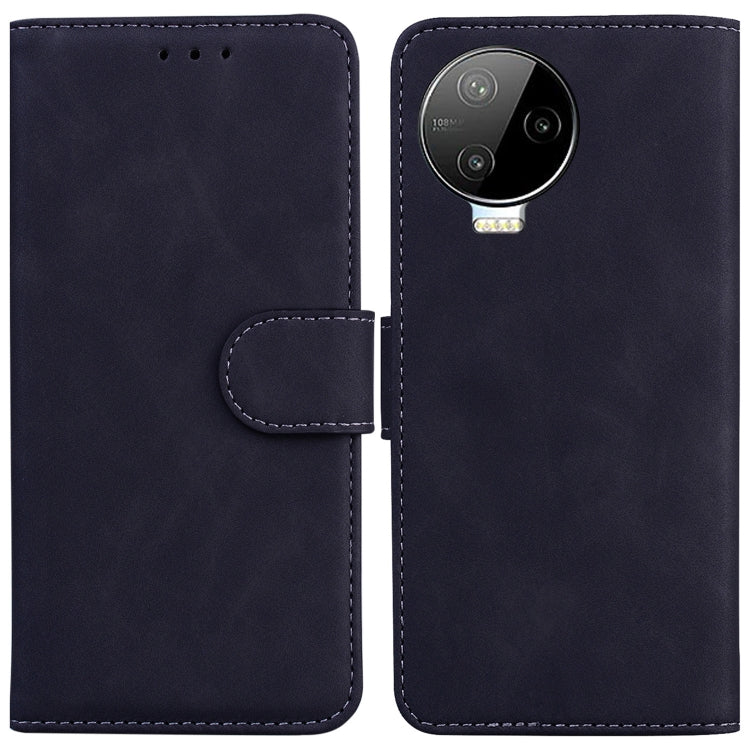 For Infinix Note 12 Pro 4G Skin Feel Pure Color Flip Leather Phone Case