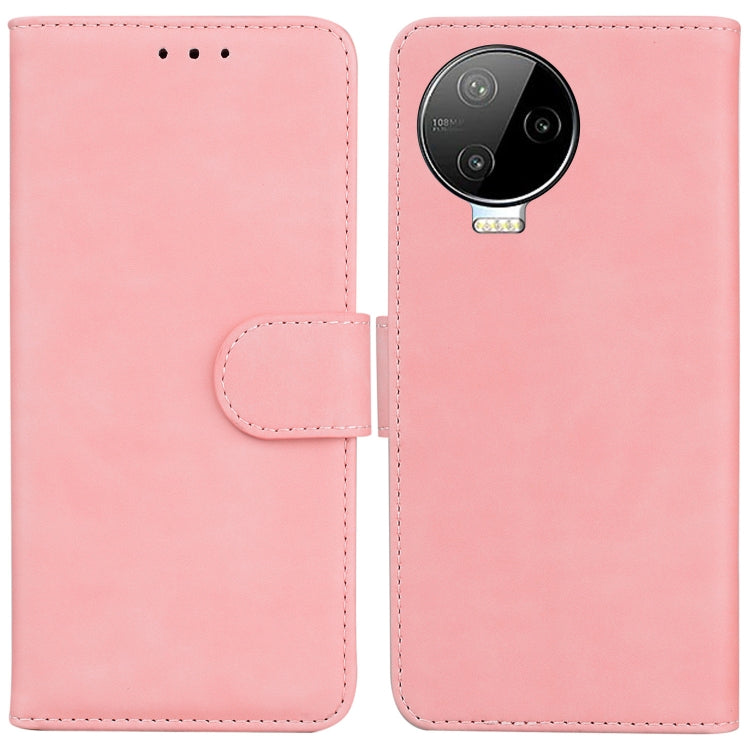 For Infinix Note 12 Pro 4G Skin Feel Pure Color Flip Leather Phone Case