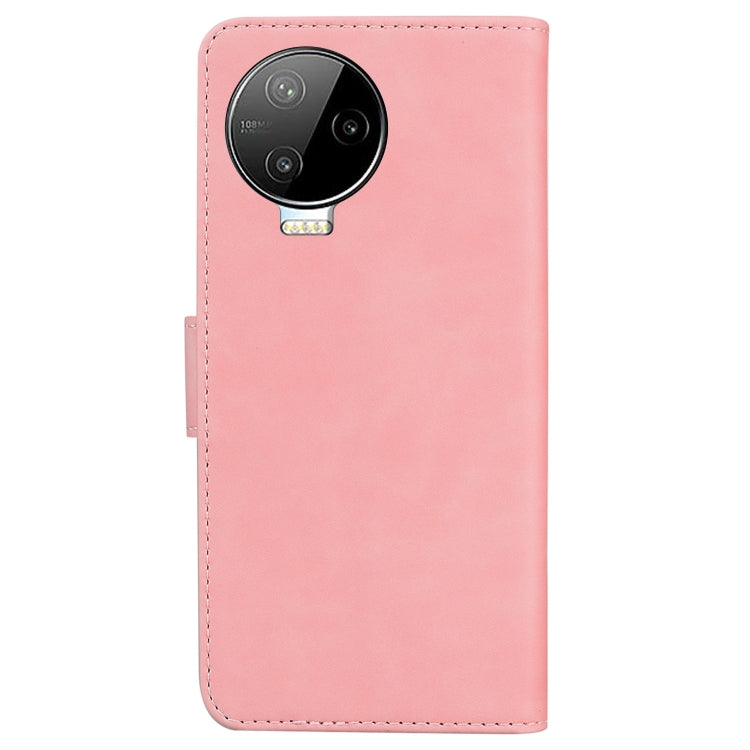 For Infinix Note 12 Pro 4G Skin Feel Pure Color Flip Leather Phone Case