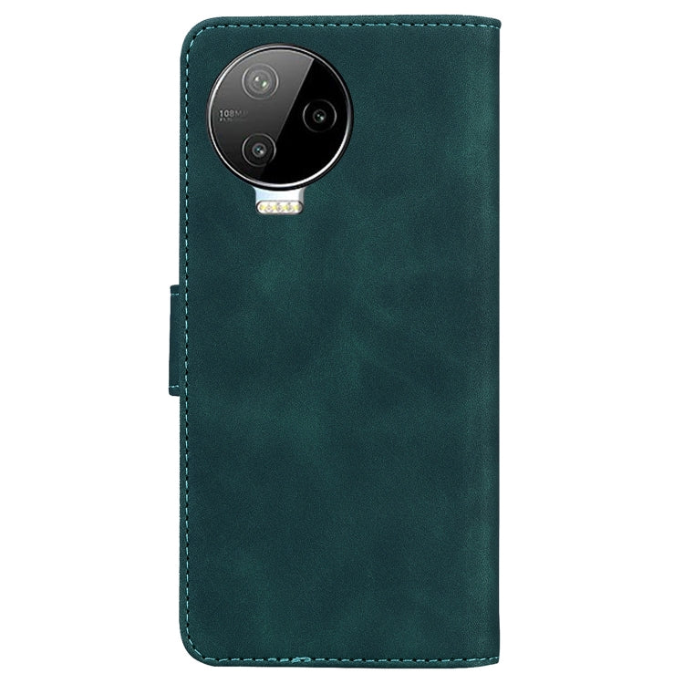 For Infinix Note 12 Pro 4G Skin Feel Pure Color Flip Leather Phone Case