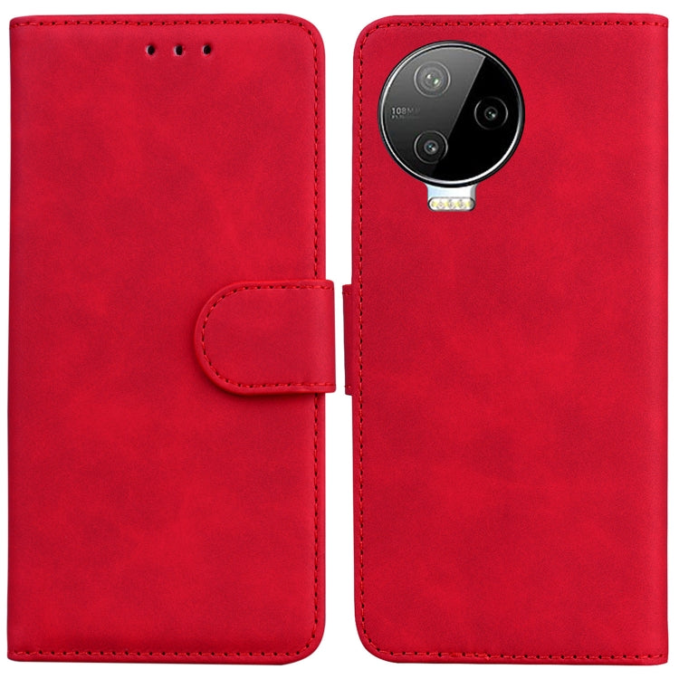 For Infinix Note 12 Pro 4G Skin Feel Pure Color Flip Leather Phone Case