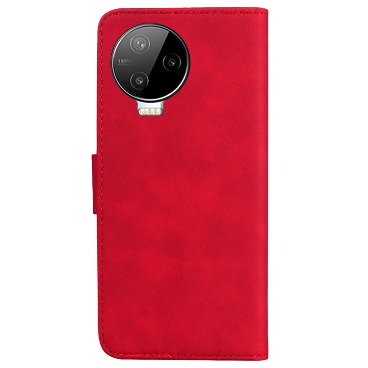 For Infinix Note 12 Pro 4G Skin Feel Pure Color Flip Leather Phone Case