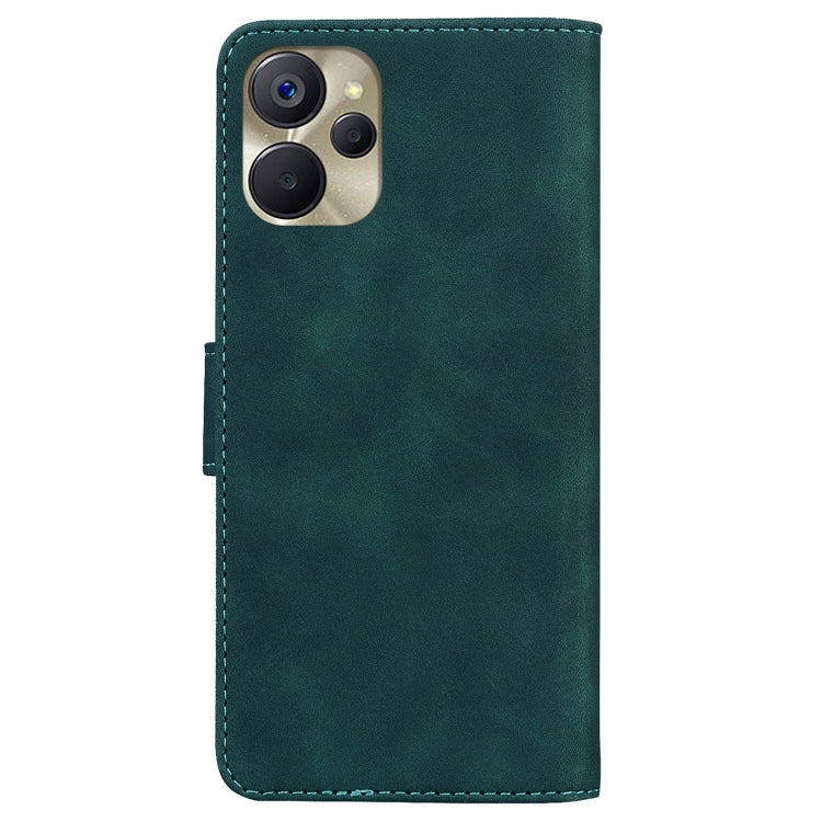 For Realme 9i 5G Skin Feel Pure Color Flip Leather Phone Case