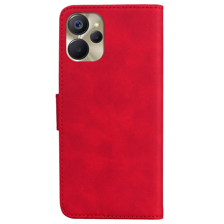 For Realme 9i 5G Skin Feel Pure Color Flip Leather Phone Case