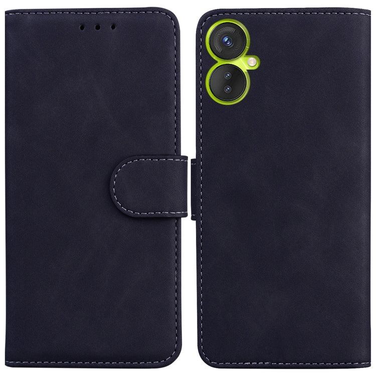 For Tecno Camon 19 Neo Skin Feel Pure Color Flip Leather Phone Case