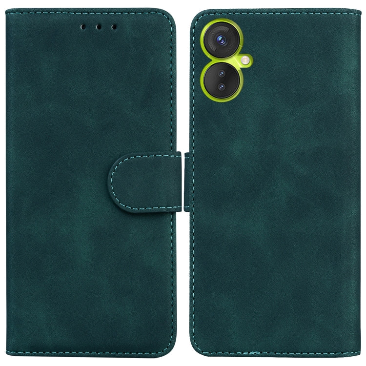 For Tecno Camon 19 Neo Skin Feel Pure Color Flip Leather Phone Case
