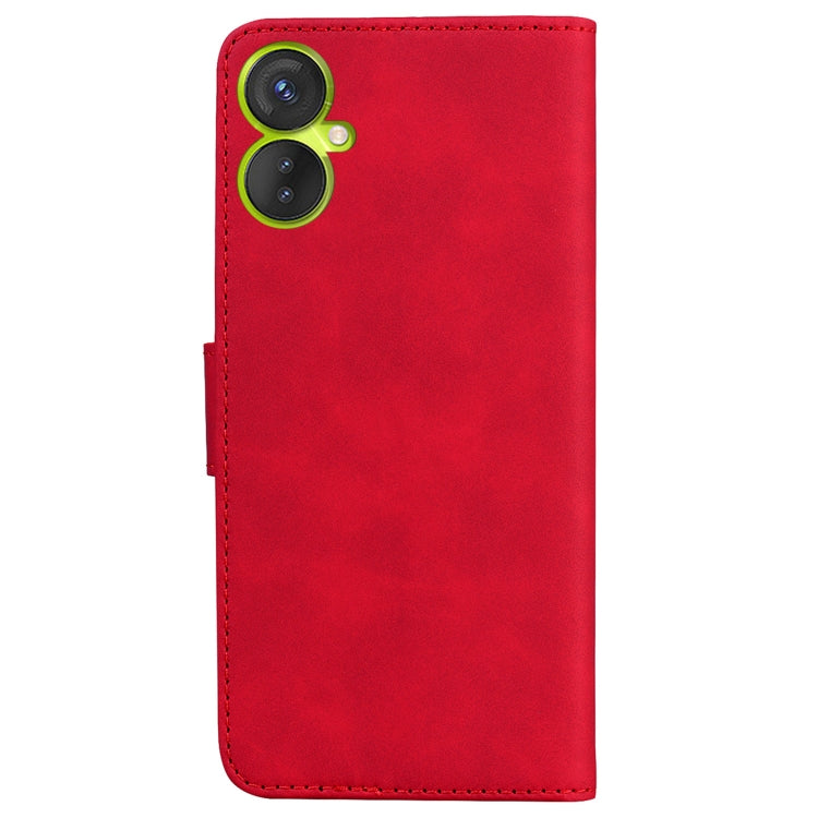 For Tecno Camon 19 Neo Skin Feel Pure Color Flip Leather Phone Case